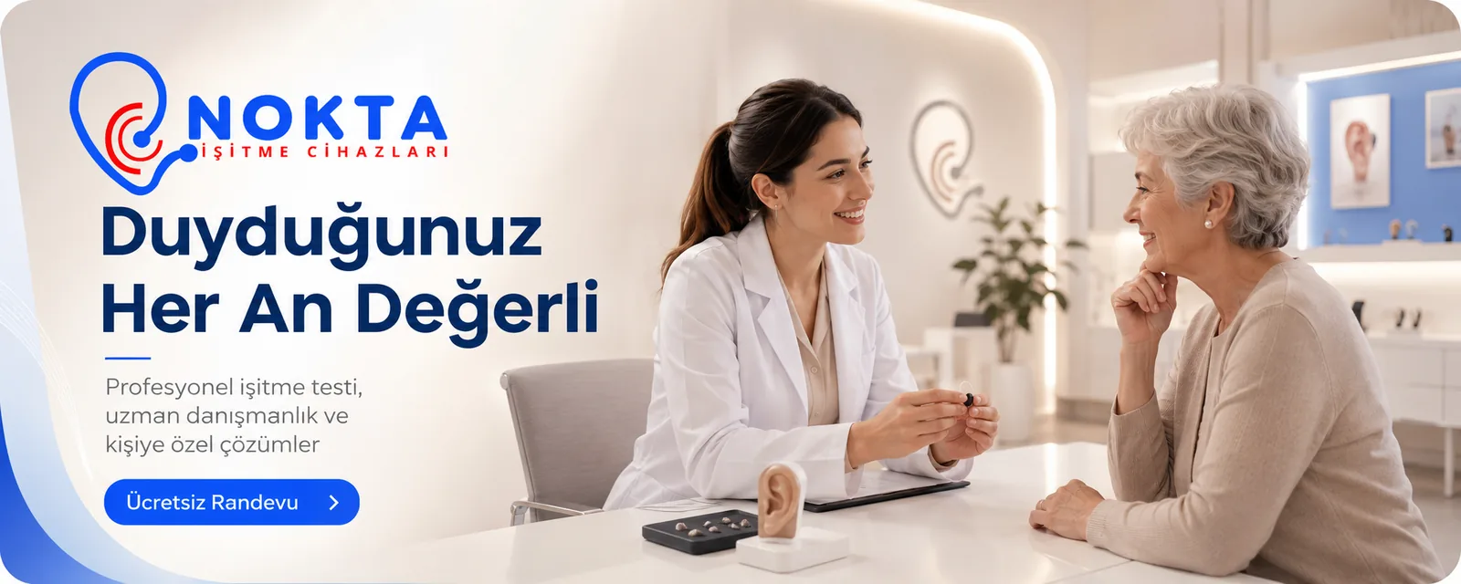 Ücretsiz işitme testi ve uzman danışmanlığı