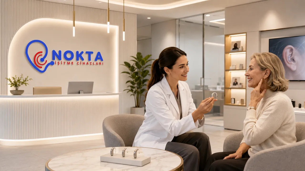 Nokta İşitme Bozyaka şubesi danışmanlık alanı