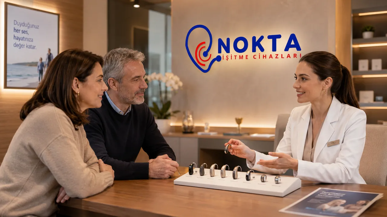 Nokta İşitme Merkezi’nde uzman danışmanlığı alan çift