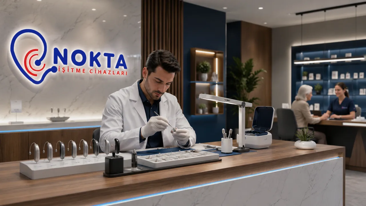 Modern işitme cihazı bakım ve teknik servis laboratuvarı